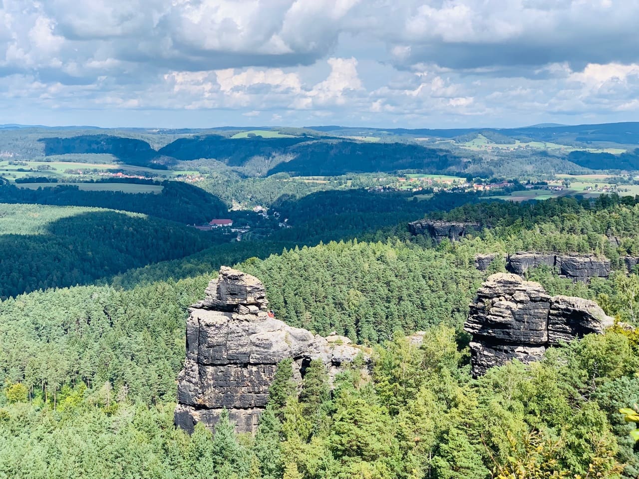 Aus- und Weitblick vom Papststein