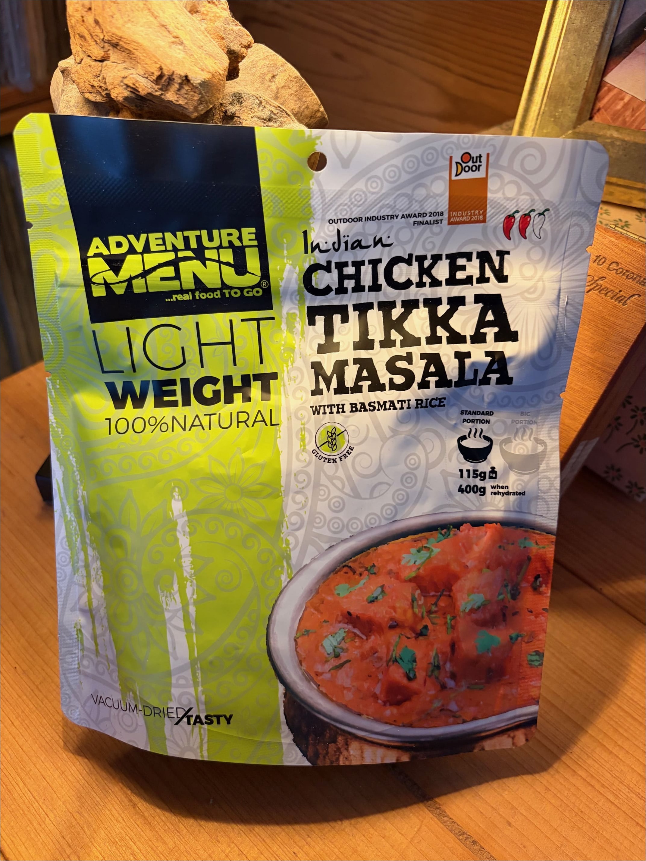 Gefriergetrocknete Nahrung für unterwegs