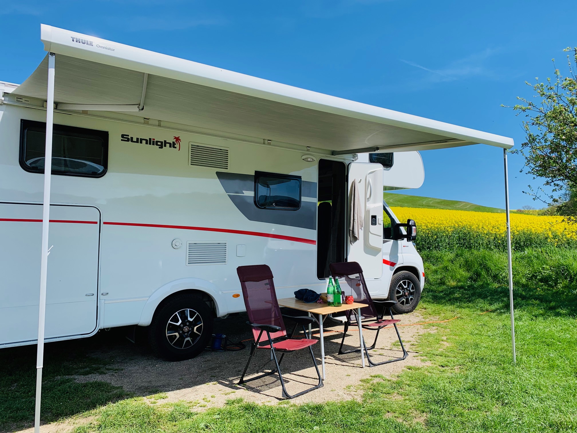 Gemütlicher Wohnmobilstellplatz in der Bergoase