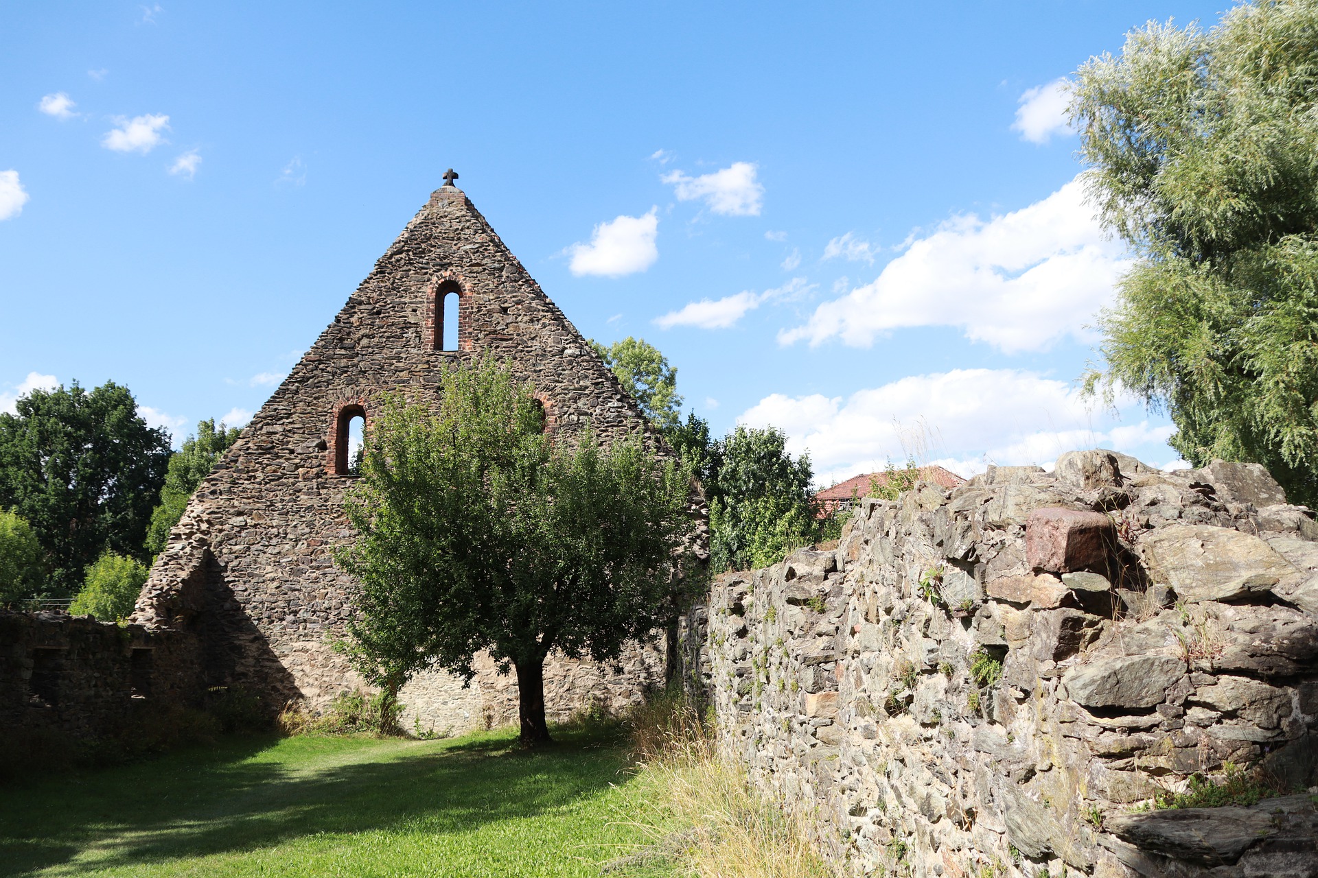 Ruinen im Kloster Altzella