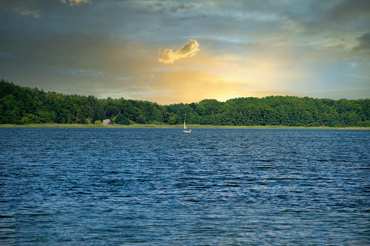 Der Lübbesee in der Uckermark