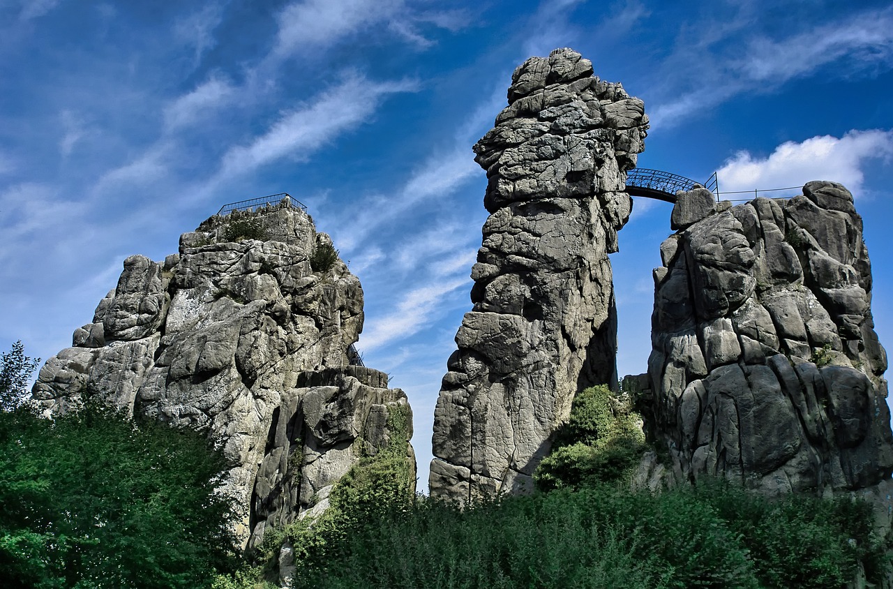 Wanderung und Besteigung der Externsteine